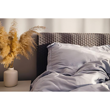 Load image into Gallery viewer, Light Gray 100% Bamboo Viscose Sheets - Luxury Cooling Sheets